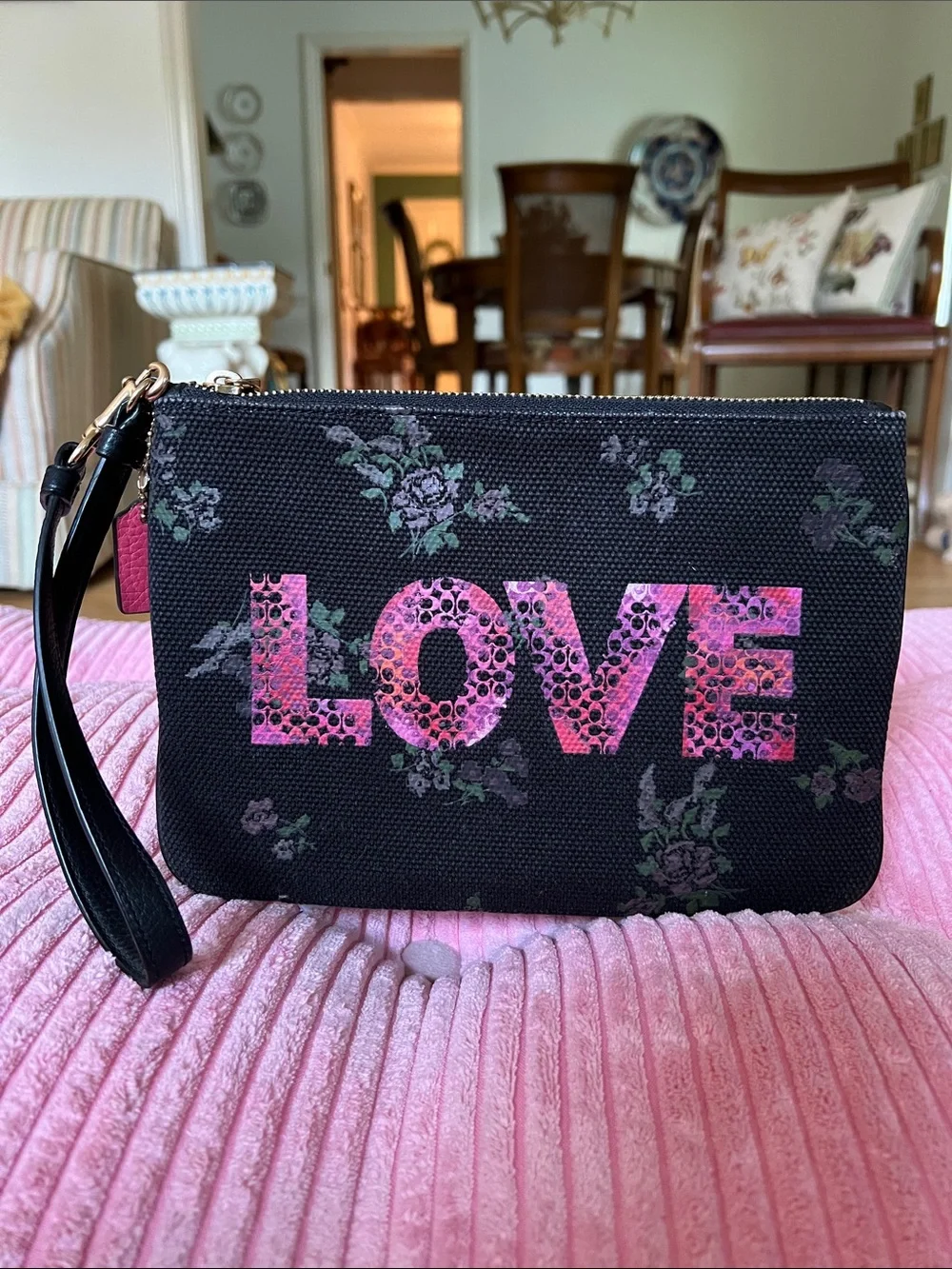 Coach & Jason Naylor Collab LOVE Wristlet